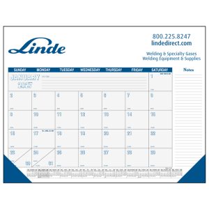 Linde Large Desk Pad Calendar