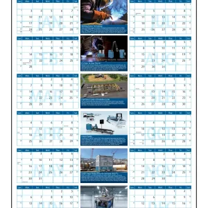 Linde Large Poster Year-At-A-Glance Wall Calendar